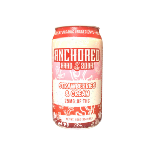 Anchored Strawberries and Cream Hard Soda 25mg