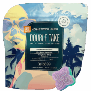 Hometown Hero Double Take Hybrid Gummies Passion Fruit Guava