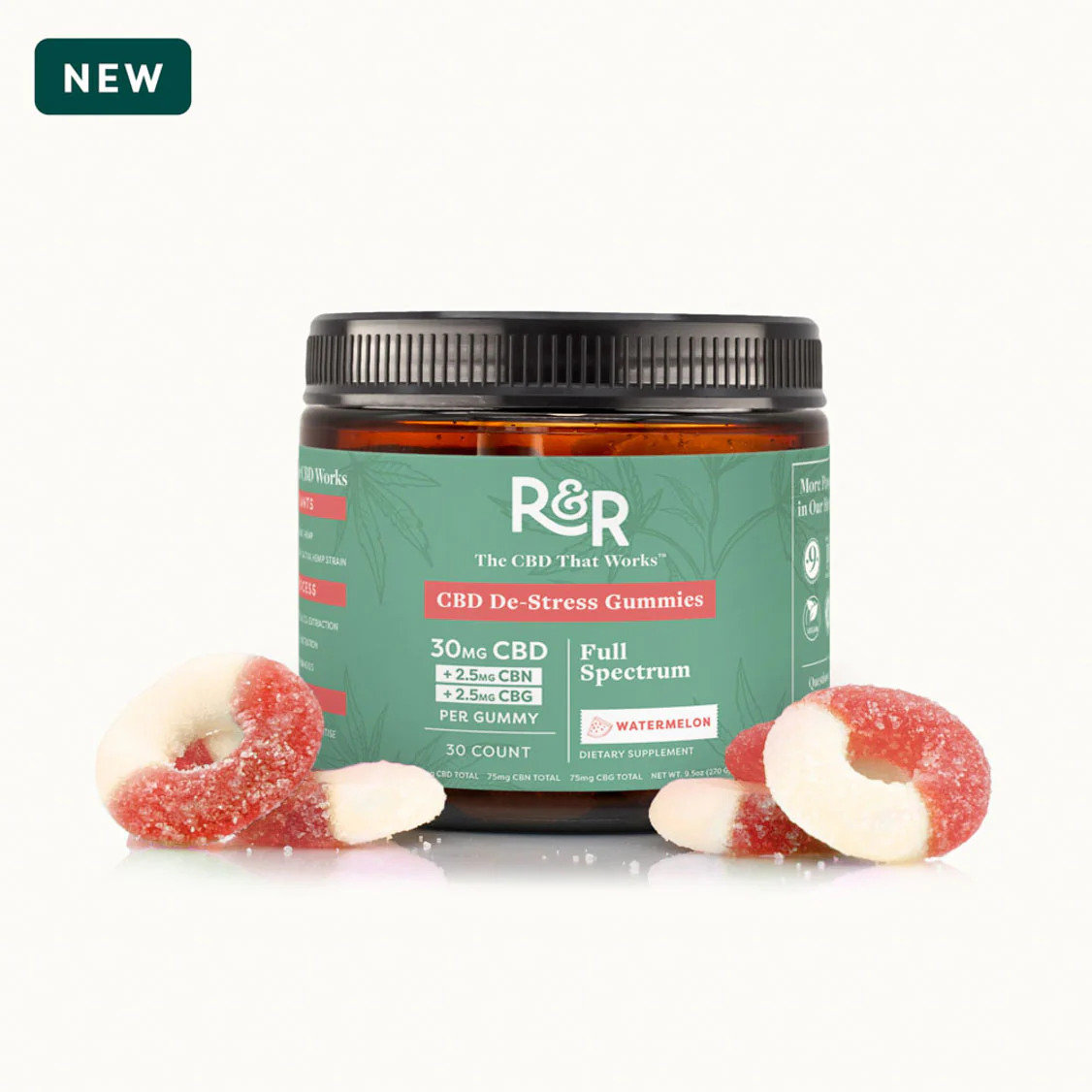 R&R Medicinals De-Stress Gummies in Various Counts