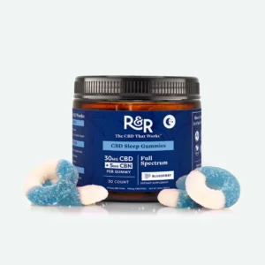 R&R Medicinals CBD and CBN Sleep Gummies in Various Counts