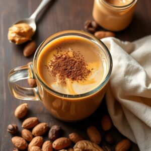 peanut butter scotch protein coffee