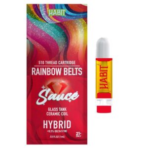 Habit Sauce Live Extract Hybrid 510 Cartridges in Various Strains