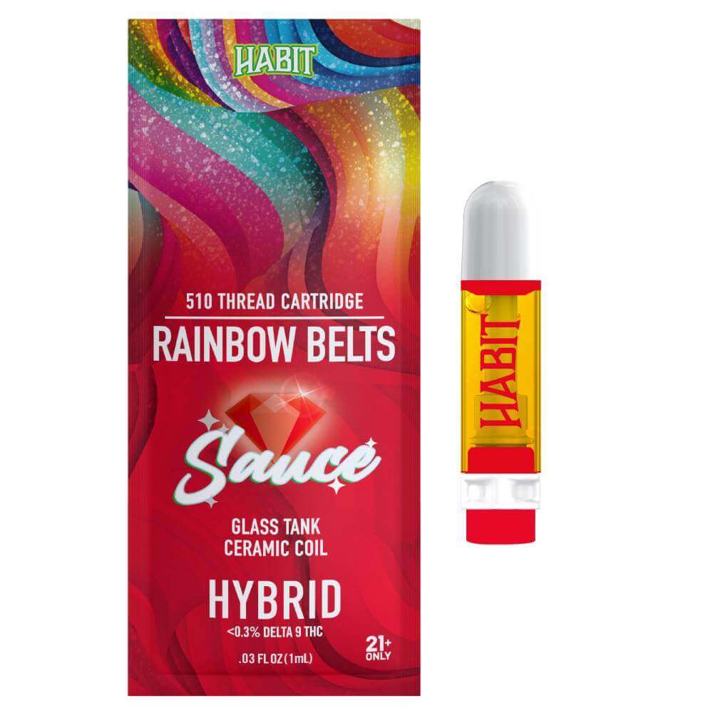 Habit Sauce Live Extract Hybrid 510 Cartridges in Various Strains