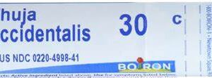 Boiron | Thuja Occidentalis | Homeopathic | 30c | 80 Pellets*