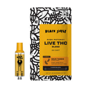 Black Sheep High Potency THCa, THCp and D8 Live Resin Carts in 6 Strains