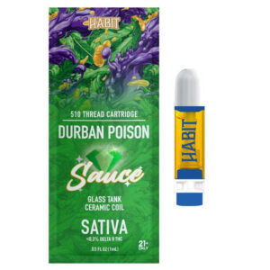 Habit Sauce Live Extract Sativa 510 Cartridge in Various Strains