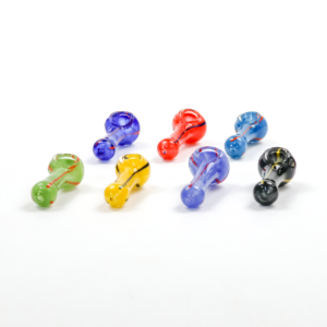 2.5" Assorted Colored Glass Hand Pipes