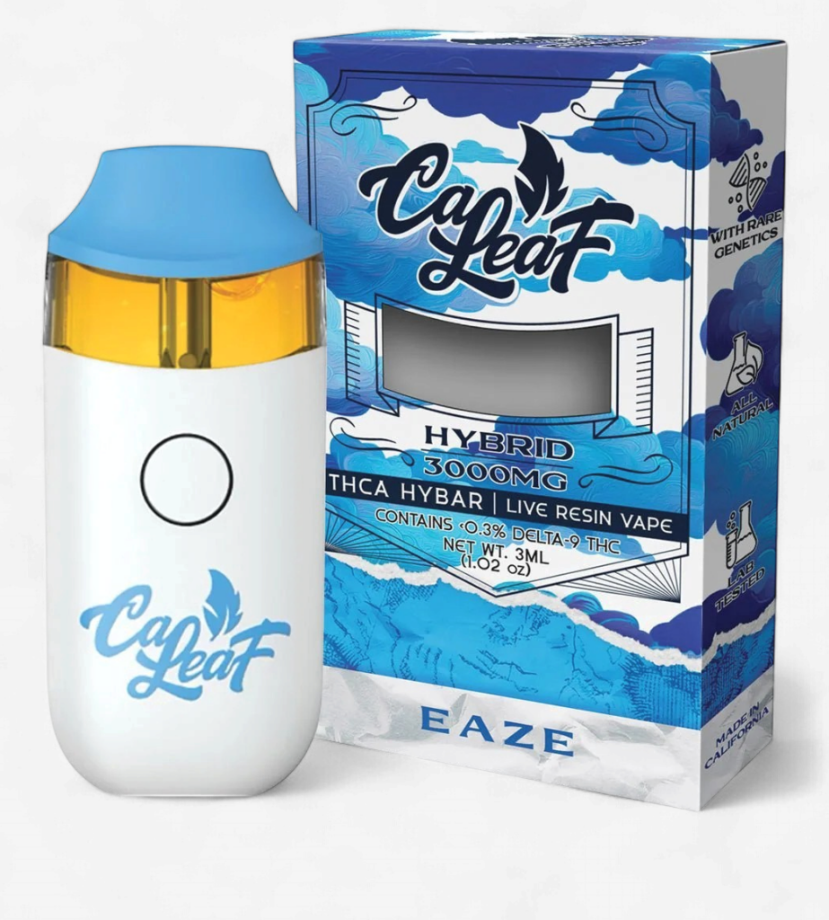 CaLeaf Live Resin 3g Rechargeable Vapes in Various Strains