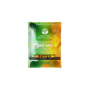 Creating Better Days 2ct Sativa D9 and CBD Gummies