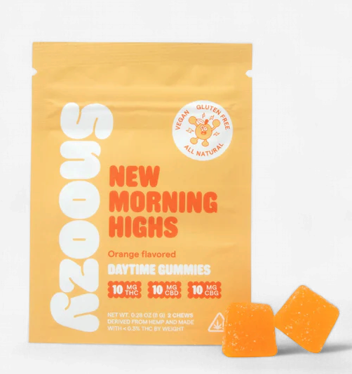 Snoozy New Morning Highs Daytime Gummies in 2 sizes - Image 2