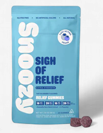 Snoozy Sigh Of Relief Extra Strength Gummies in Various Sizes